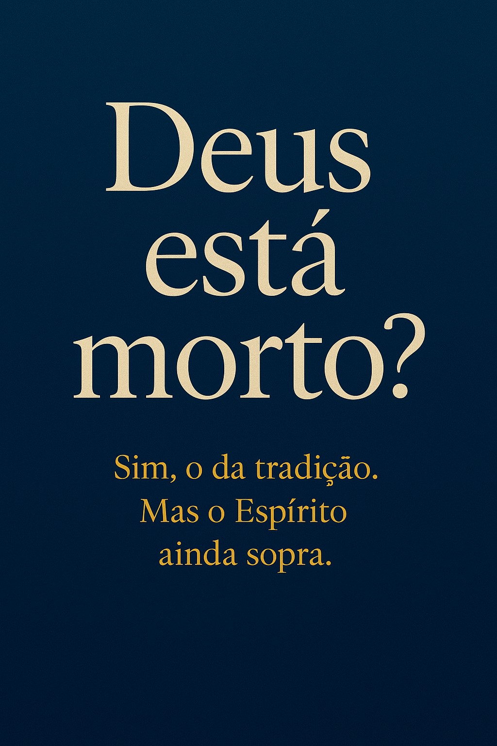 Deus Está Morto