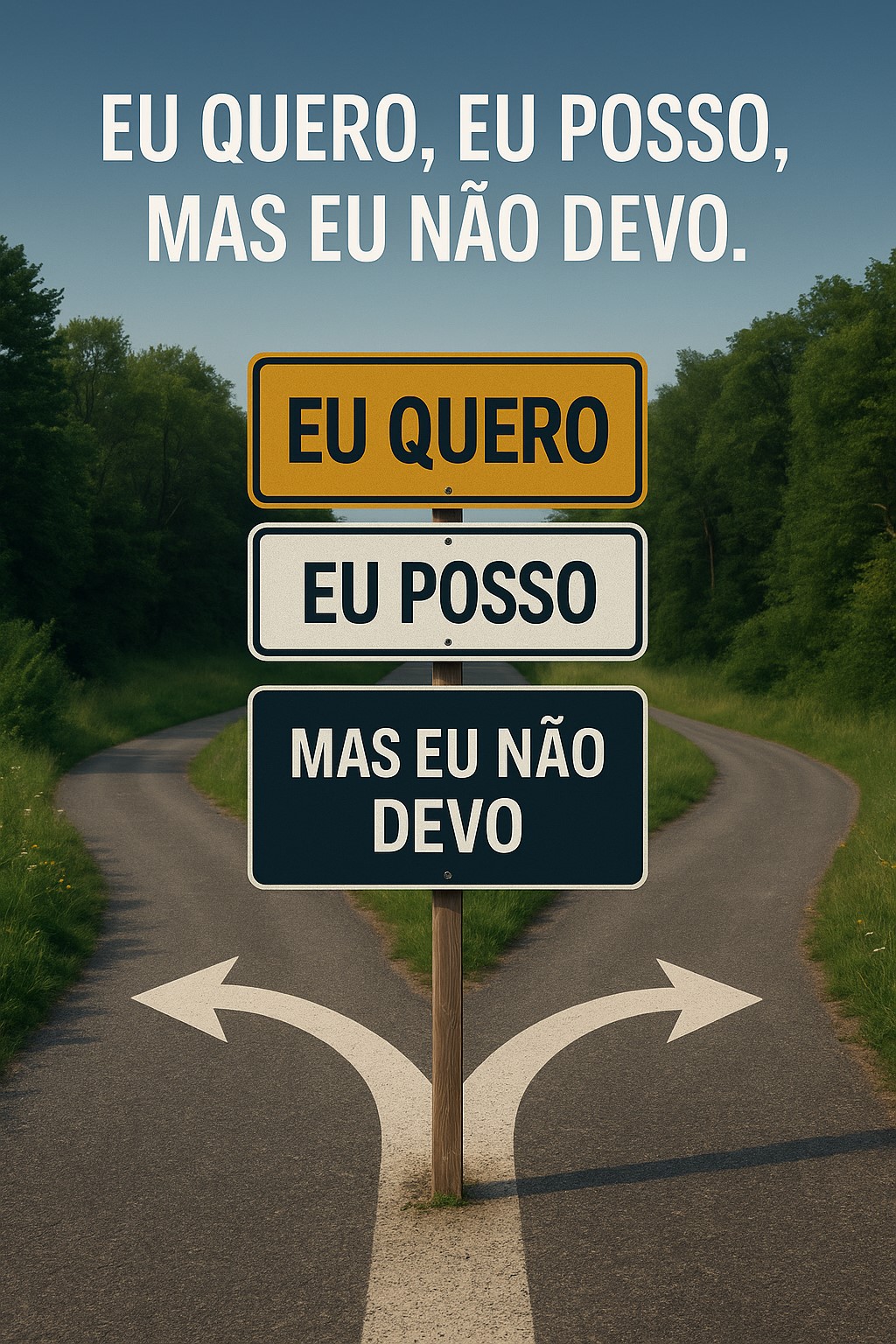 Quero, posso, não devo