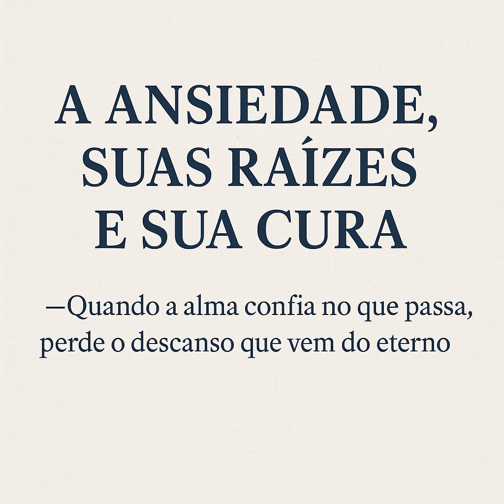 Ansiedade e sua cura