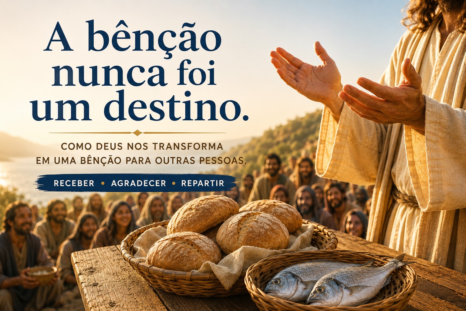 A bênção nunca foi um destino, mas sim tornar-se uma bênção.