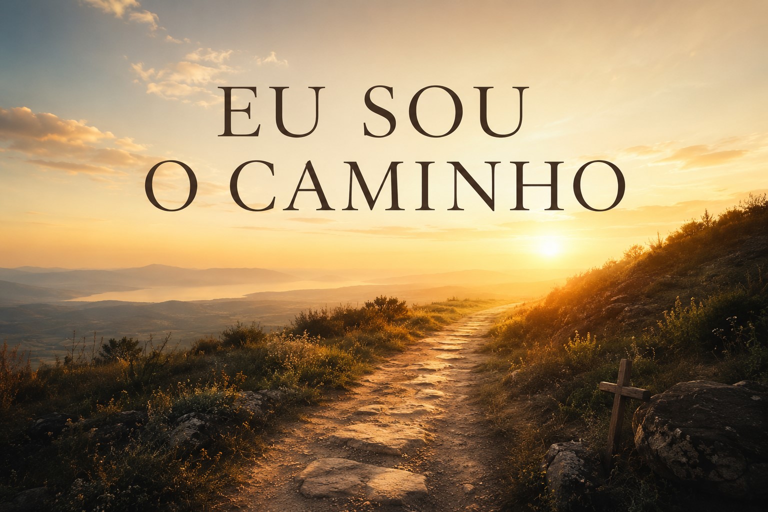 Eu Sou o Caminho. Uma estradinha ao Amanhecer